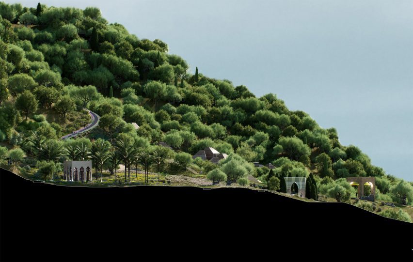 Section of Faith Park by BIG