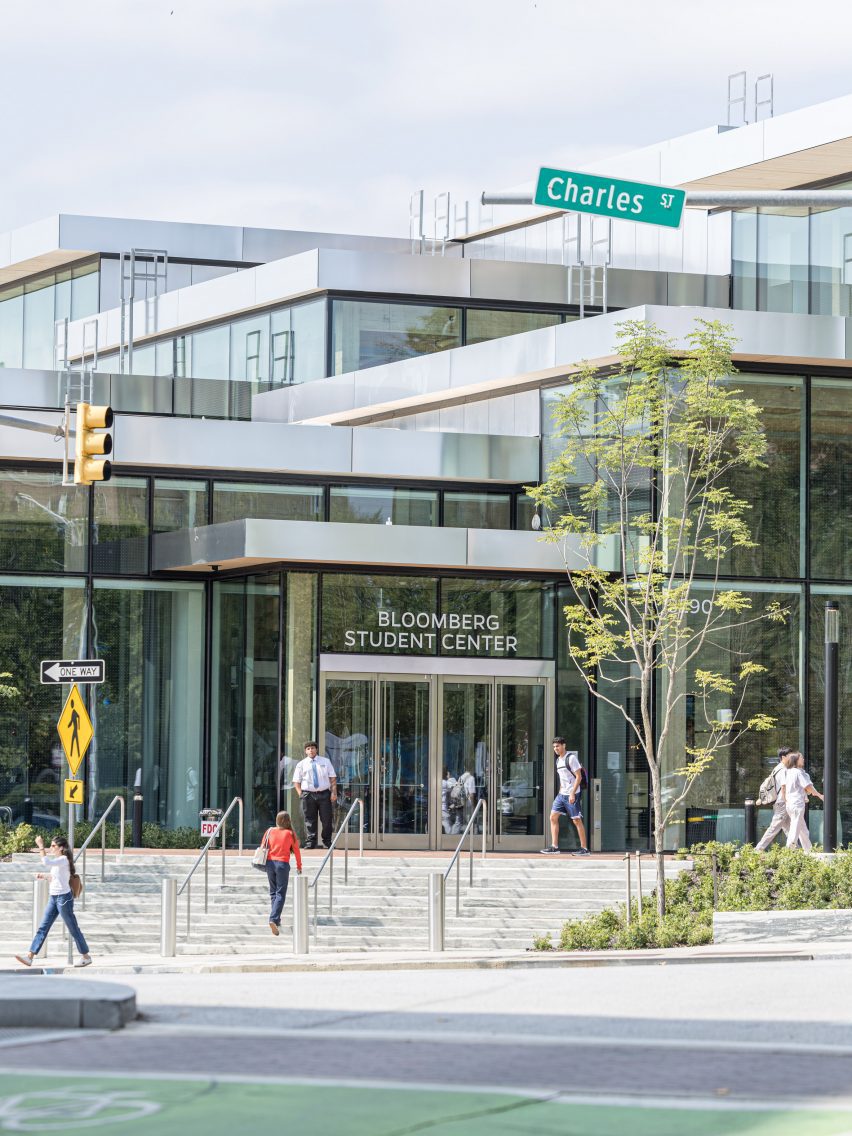 Johns Hopkins student center by BIG in Maryland