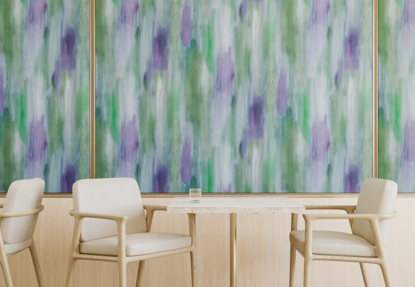 Borealis wallcovering by Designtex