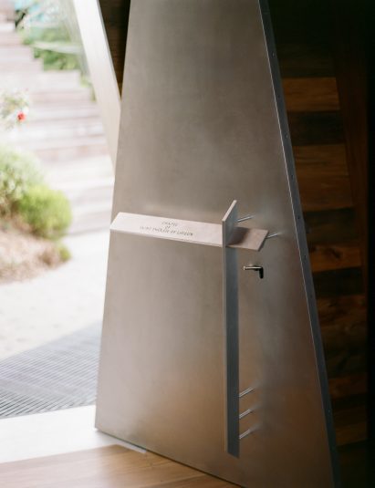 View towards entrance of The Chapel of St Thérèse of Lisieux by Bull O'Sullivan Architecture