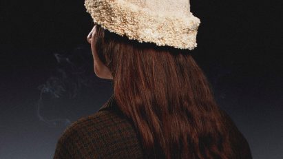 Cigarette butt hat by Olivia Gino
