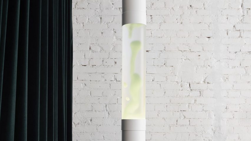 Sabine Marcelis designs “milky” three-metre-tall lava lamp