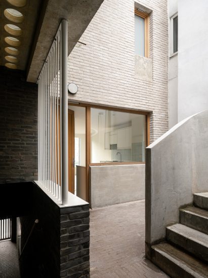 View from within courtyard at 112 Peckham High Street by Cuozzo.Company