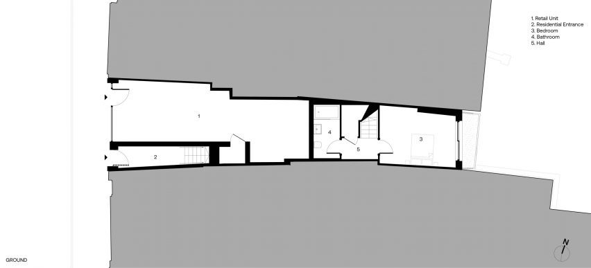 Plan of 112 Peckham High Street by Cuozzo.Company