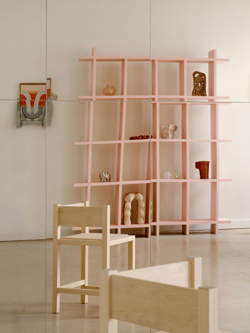 Mirror reflection D142 concept store and galery in Oslo