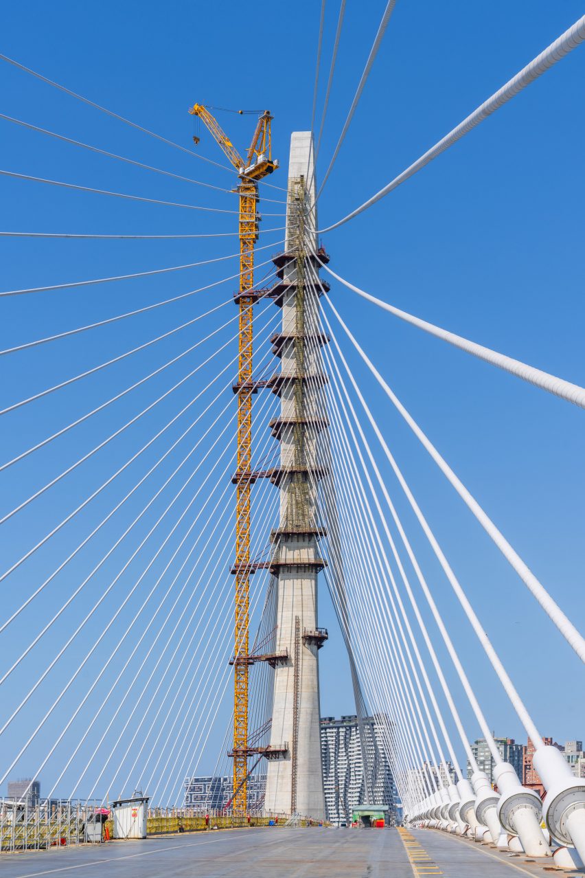 Danjiang Bridge in Taiwan by Zaha Hadid Architects