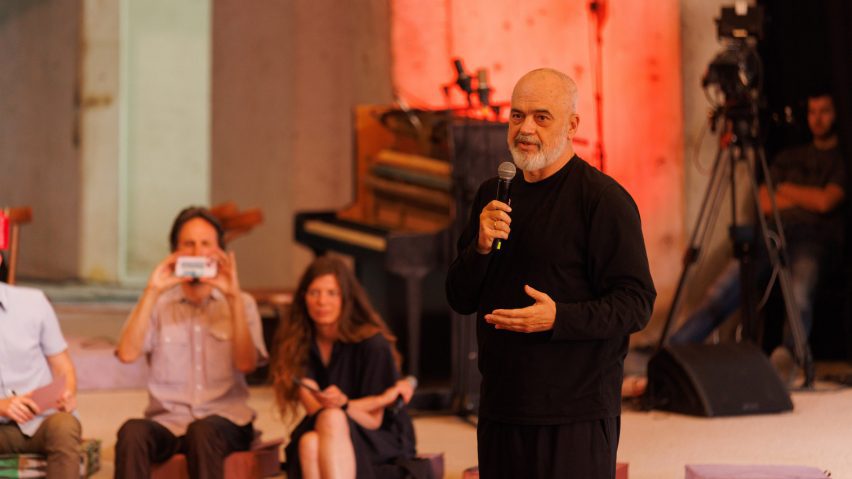 Albanian prime minister Edi Rama