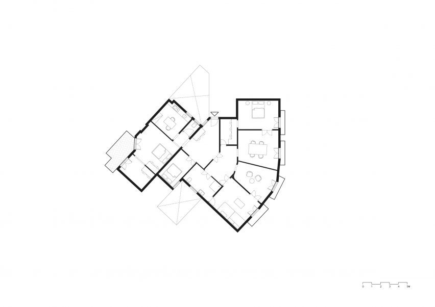 Eventail apartment by Cometa Architects