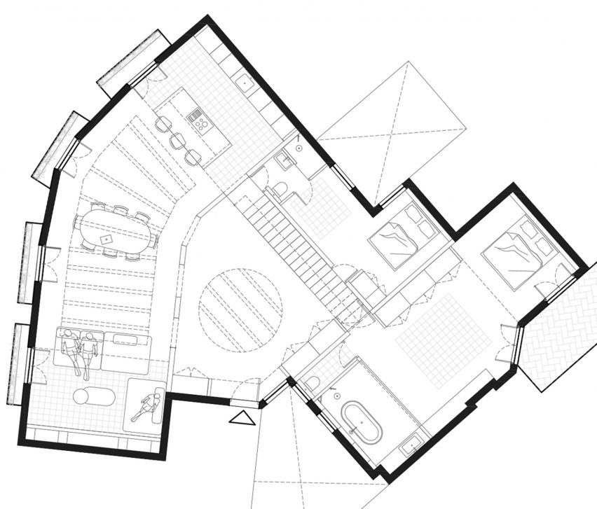 Eventail apartment by Cometa Architects