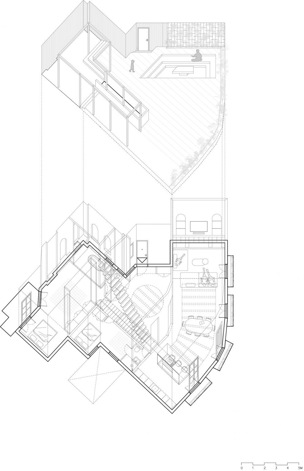 Eventail apartment by Cometa Architects