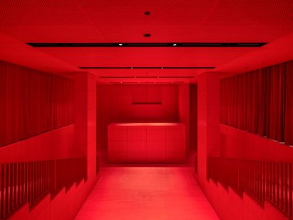 The auditorium at Foundation Cartier