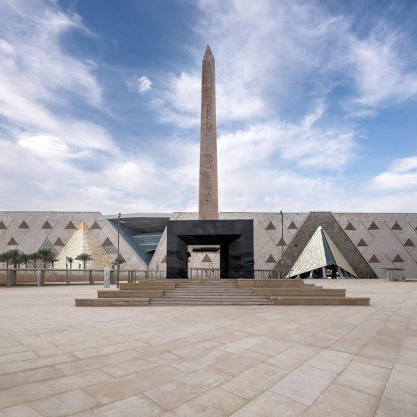 Exterior of Grand Egyptian Museum