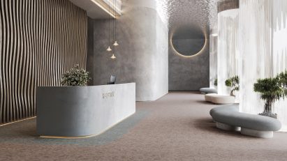 Haelo carpet tiles by Modulyss