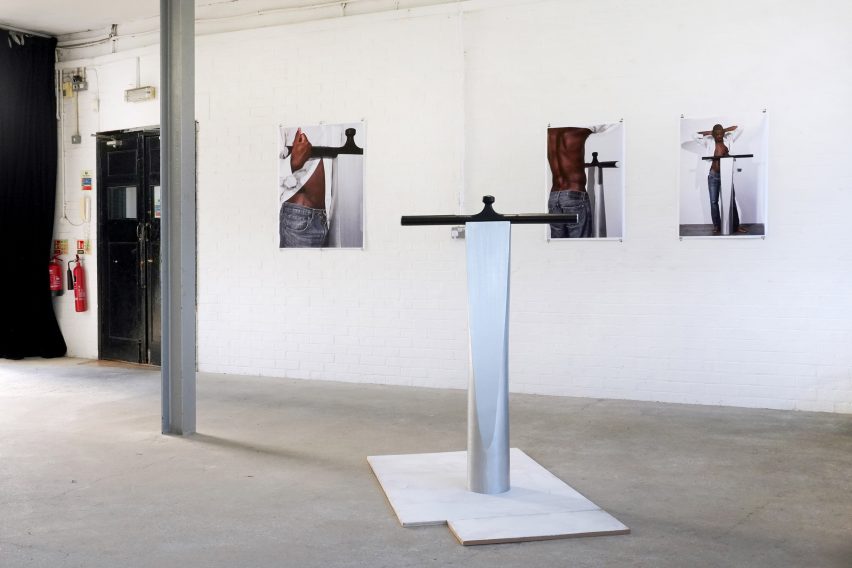 Hanger made from metal