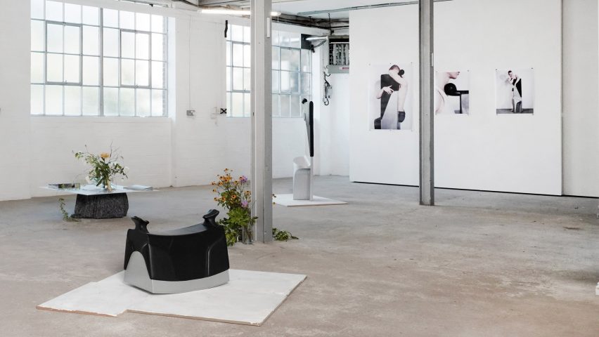Leather and metal furniture