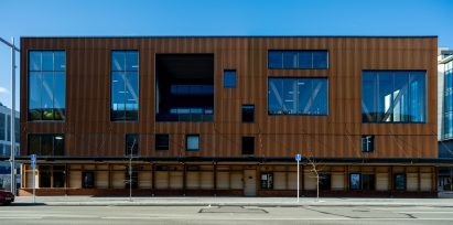Exterior view of The Court Theatre in Christchurch