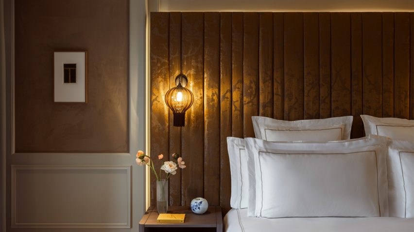 Interior furnishings at Rosewood Amsterdam by Viriato