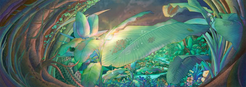 an illustration of a jungle