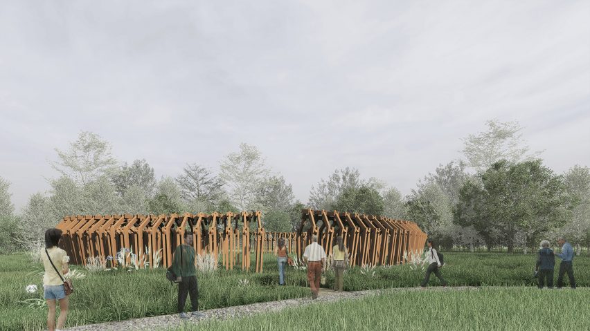 a visualisation of a building