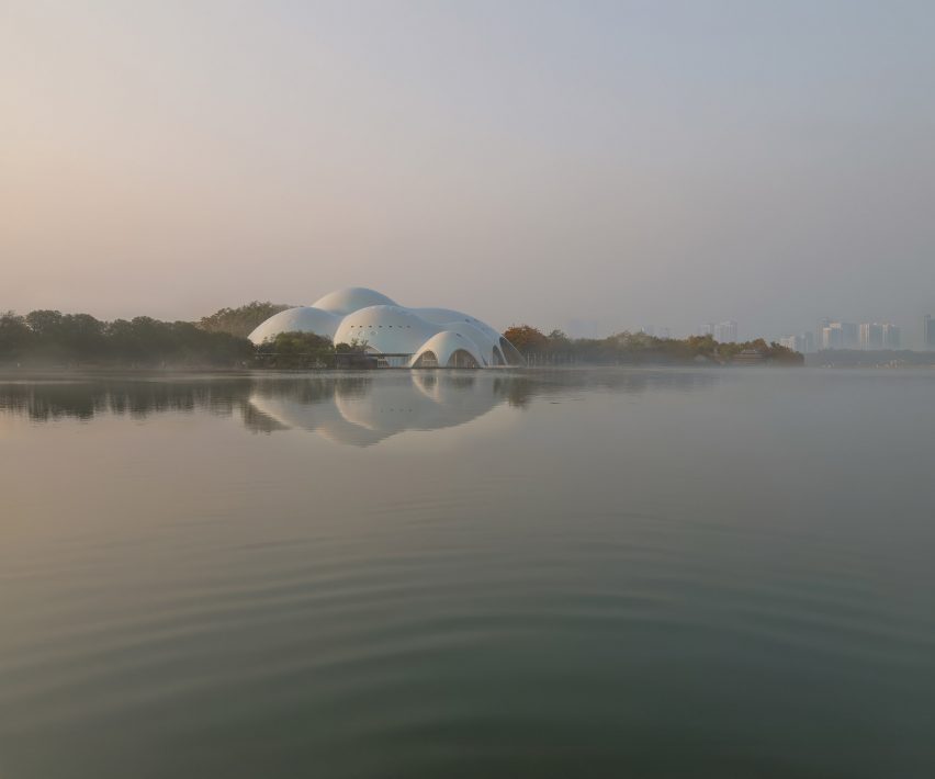 Render of Isola Della Musica opera house by Renzo Piano Building Workshop and PTW Architects