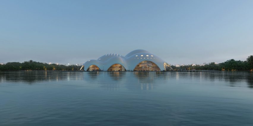 Render of Isola Della Musica opera house by Renzo Piano Building Workshop and PTW Architects