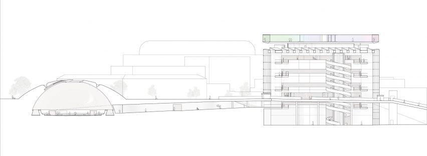 Section of As Seen Below by James Turrell