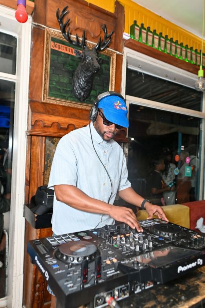 A DJ at Native Rebels