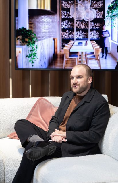 Ben Dreith moderated the Dezeen and King Living talk in Chicago