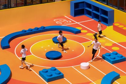 Lego and Nike sports playground in Shanghai primary school