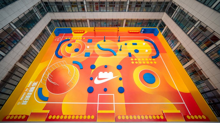 Lego and Nike add modular sports playground to Shanghai primary school