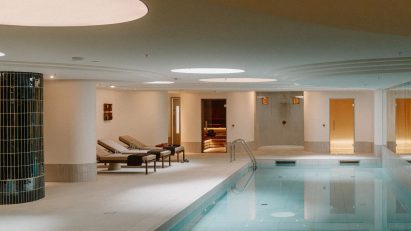 Swimming Pool interior by TiggColl at Mason & Fifth Westbourne Park by AHMM
