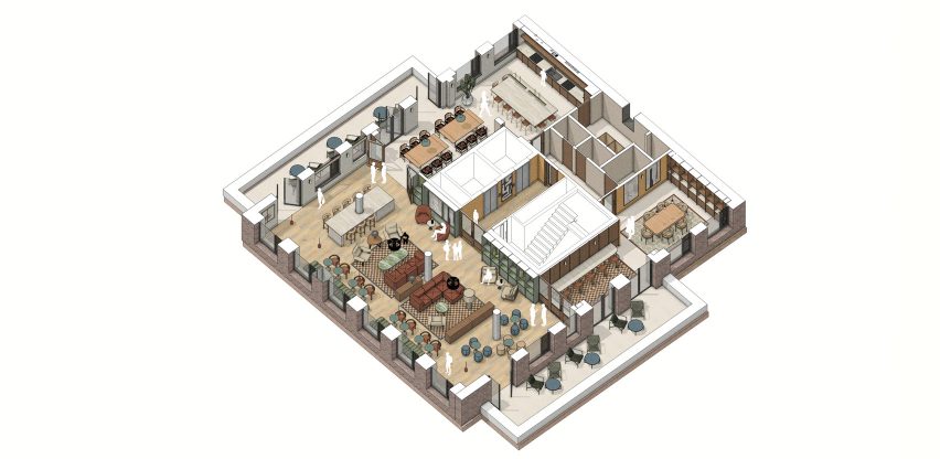 Tenth floor interior design scheme