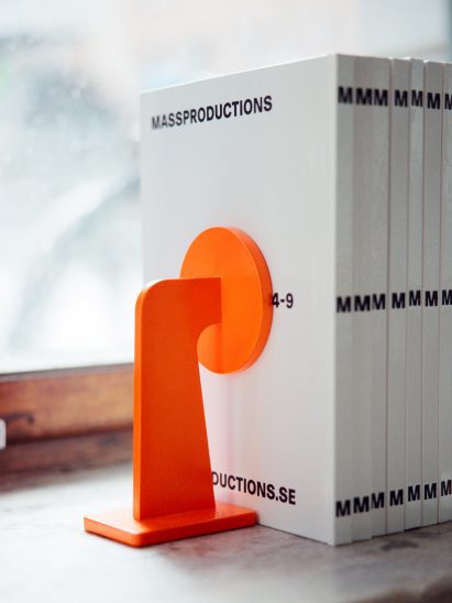 Orange bookend