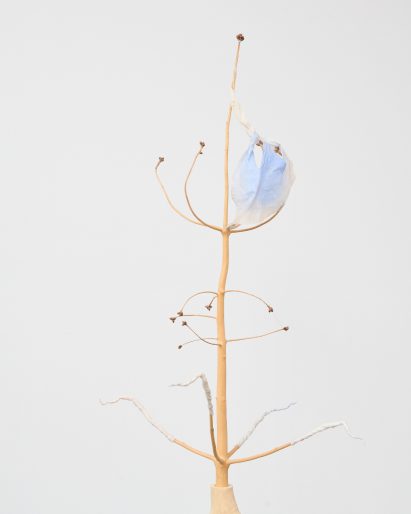 Salvaged branch design piece