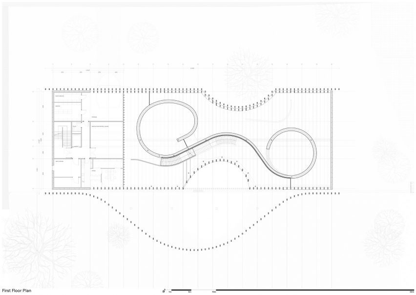 Plan of Museum Ehrhardt by Kéré Architecture