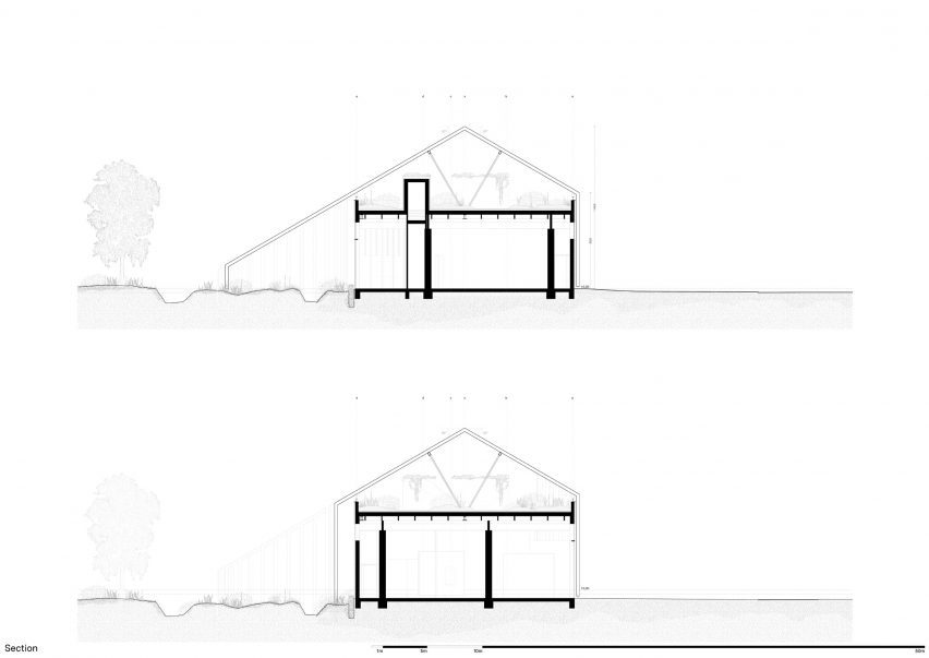 Section of Museum Ehrhardt by Kéré Architecture