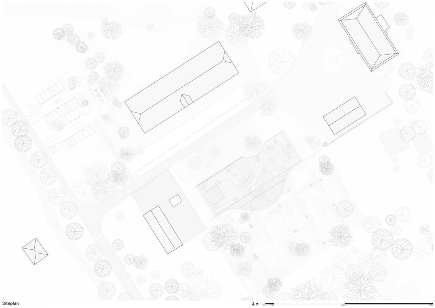 Plan of Museum Ehrhardt by Kéré Architecture