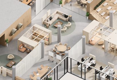 Model of open office