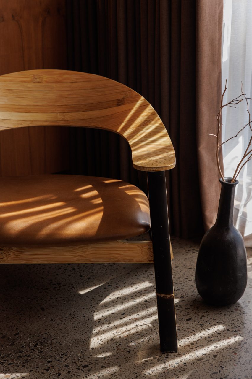 New Moon chair by Elora Hardy for Bamboo Pure