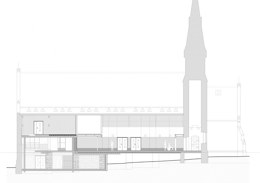 Nyth performing arts centre sections wheelchair access