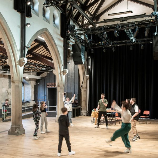 Main performance space inside Nyth Bangor