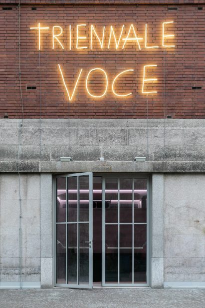 Neon signage by Marcello Maloberti