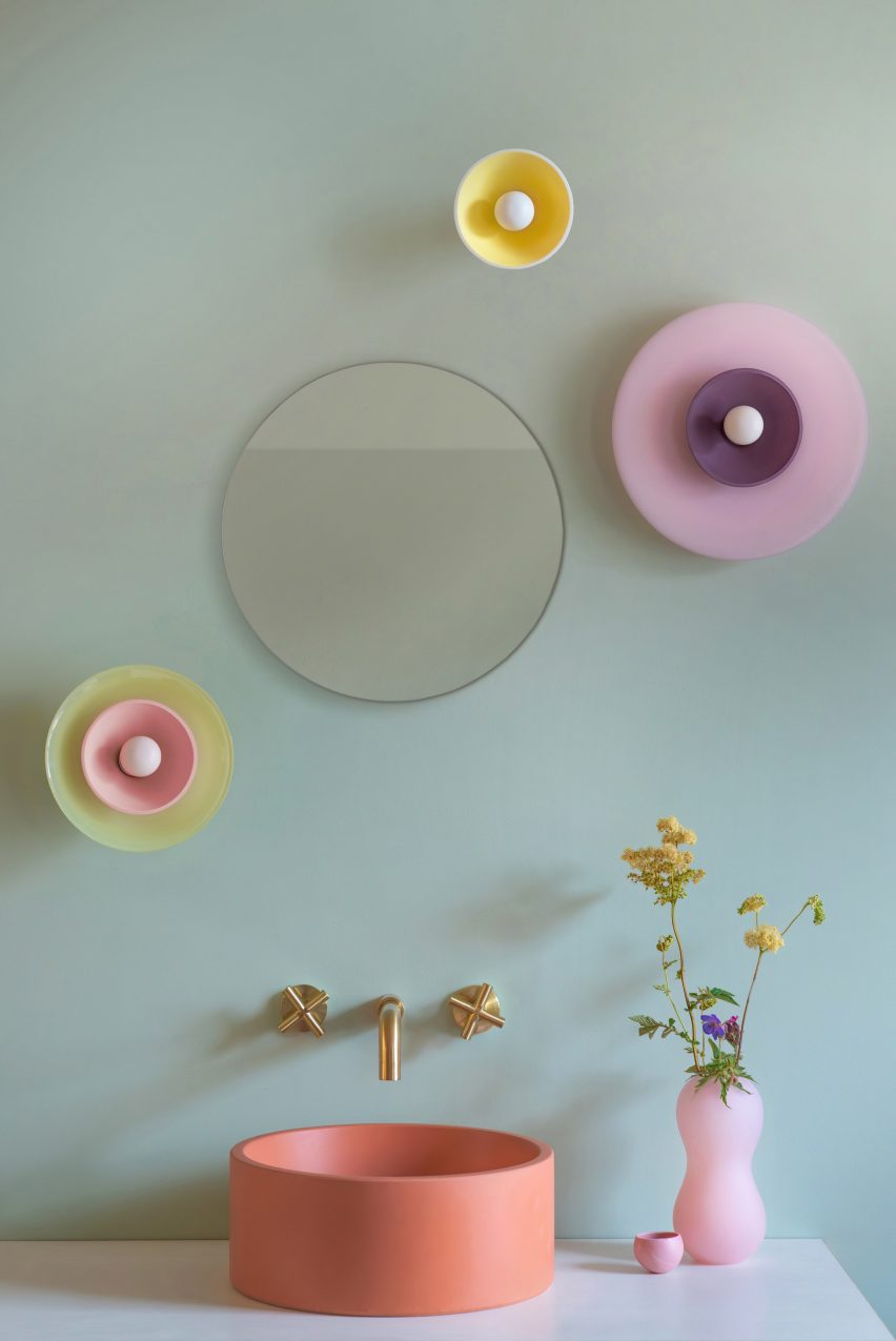 Pastello bathroom lighting by Curiousa