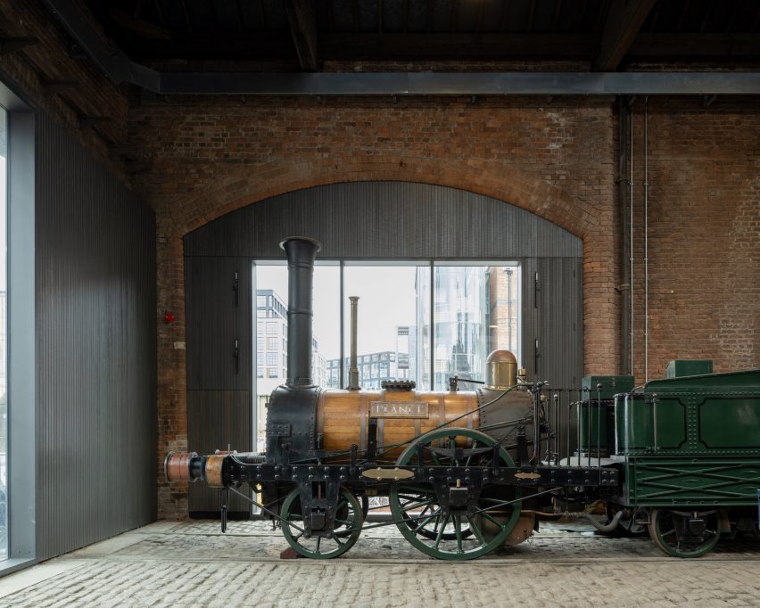Power Hall gallery by Carmody Groarke at the Science and Industry Museum in Manchester