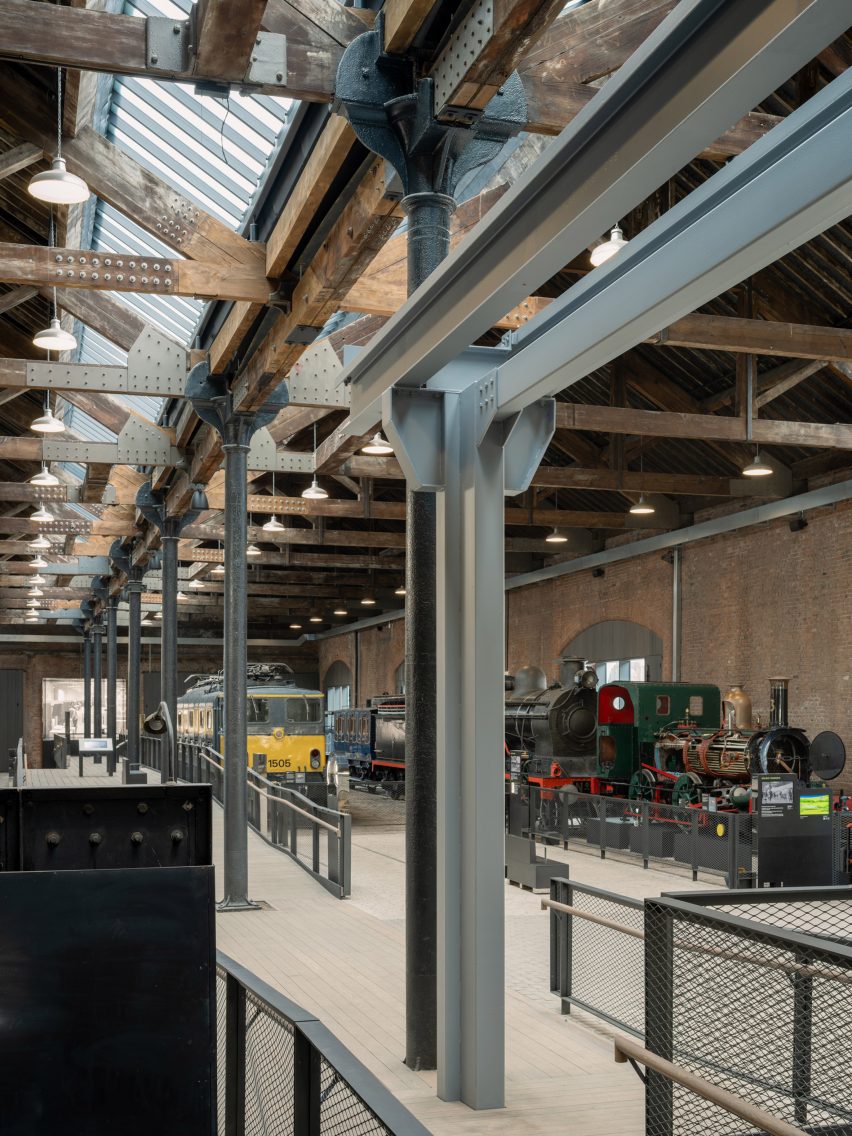 Power Hall gallery by Carmody Groarke at the Science and Industry Museum in Manchester