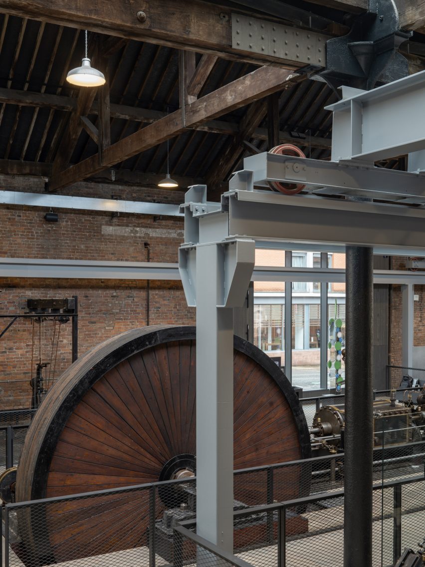 Power Hall gallery by Carmody Groarke at the Science and Industry Museum in Manchester