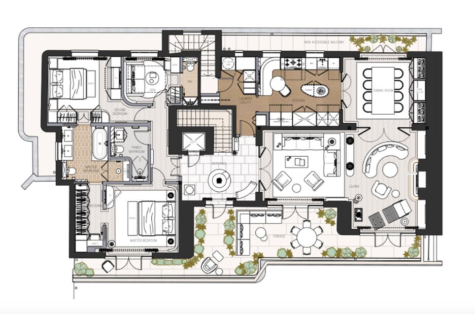 Primrose Apartment designed by Uncanny Studio
