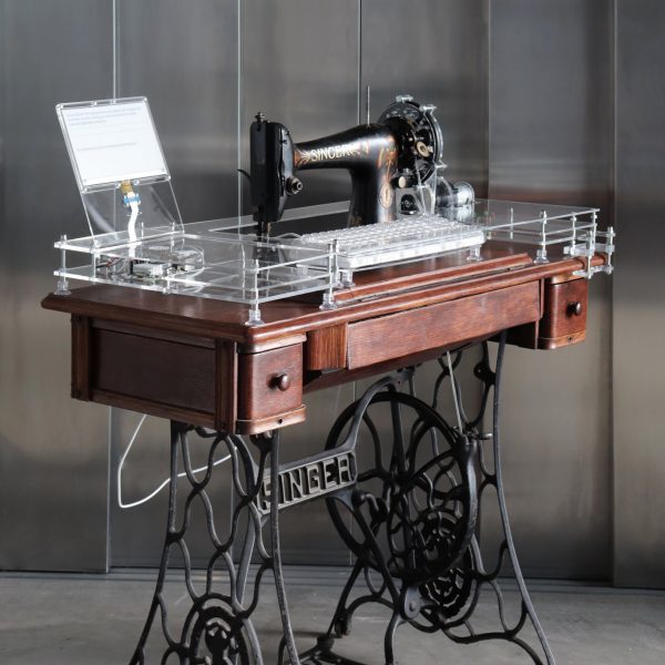 Prompting Nowhere treadle-powered AI by Max Park
