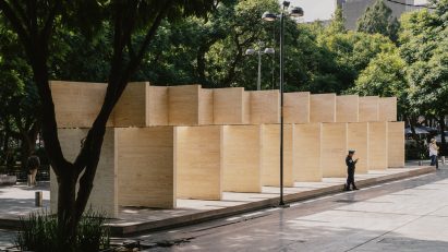 Wood pavilion