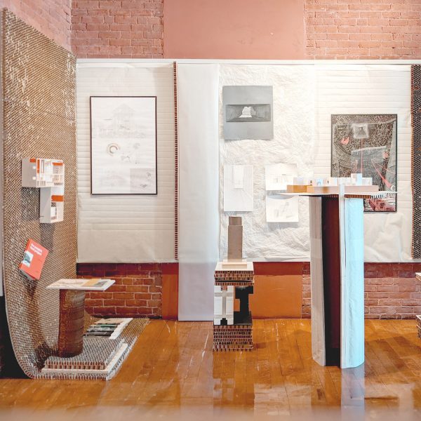 a photograph of a student exhibition